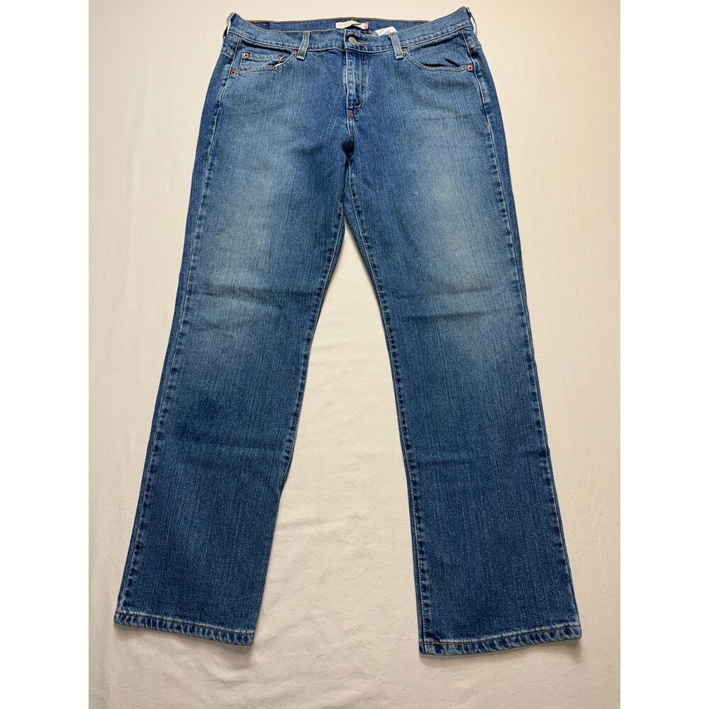 Womens Levi’s 505‎ Straight Leg Jeans 12S Stretch Denim Classic Fit